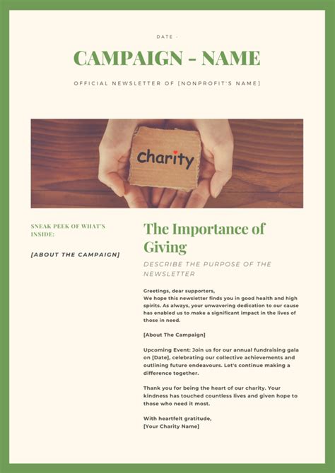 best nonprofit newsletters examples|10 best nonprofit newsletters for industry professionals .